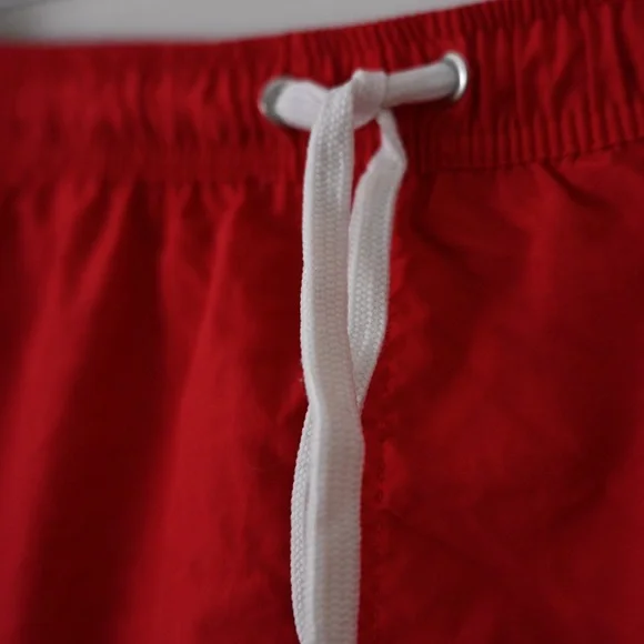 Nautica Men’s Swim Trunks XL in Bold Red with Drawstring & Lining - Picture 3 of 7